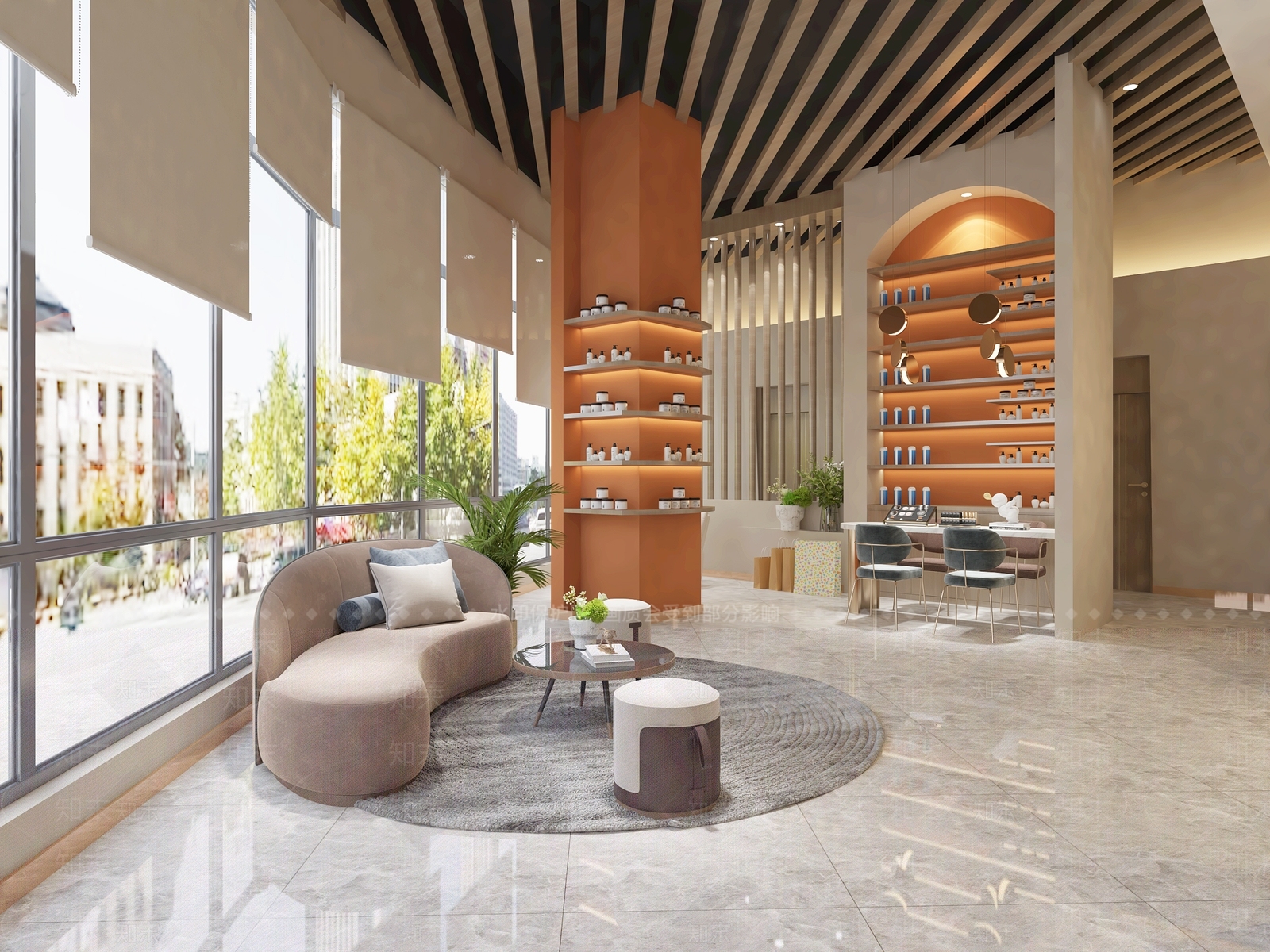 现代美容SPA店3D模型下载【ID:1133885311】