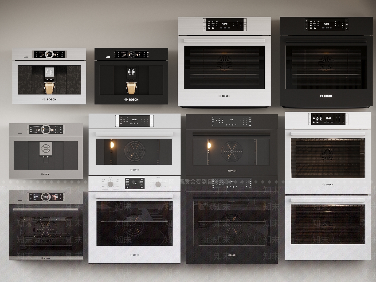 烤箱3D模型下载【ID:1133889448】