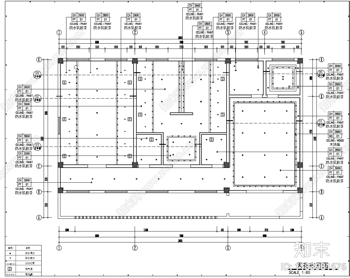 湿地公园公共洗手间cad施工图下载【ID:1133981676】