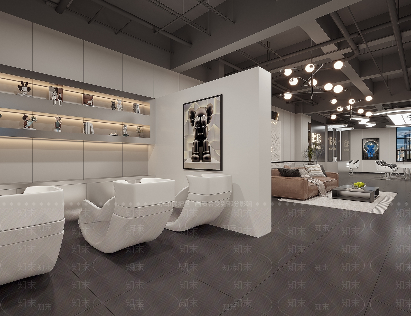 现代理发店3D模型下载【ID:1133912382】