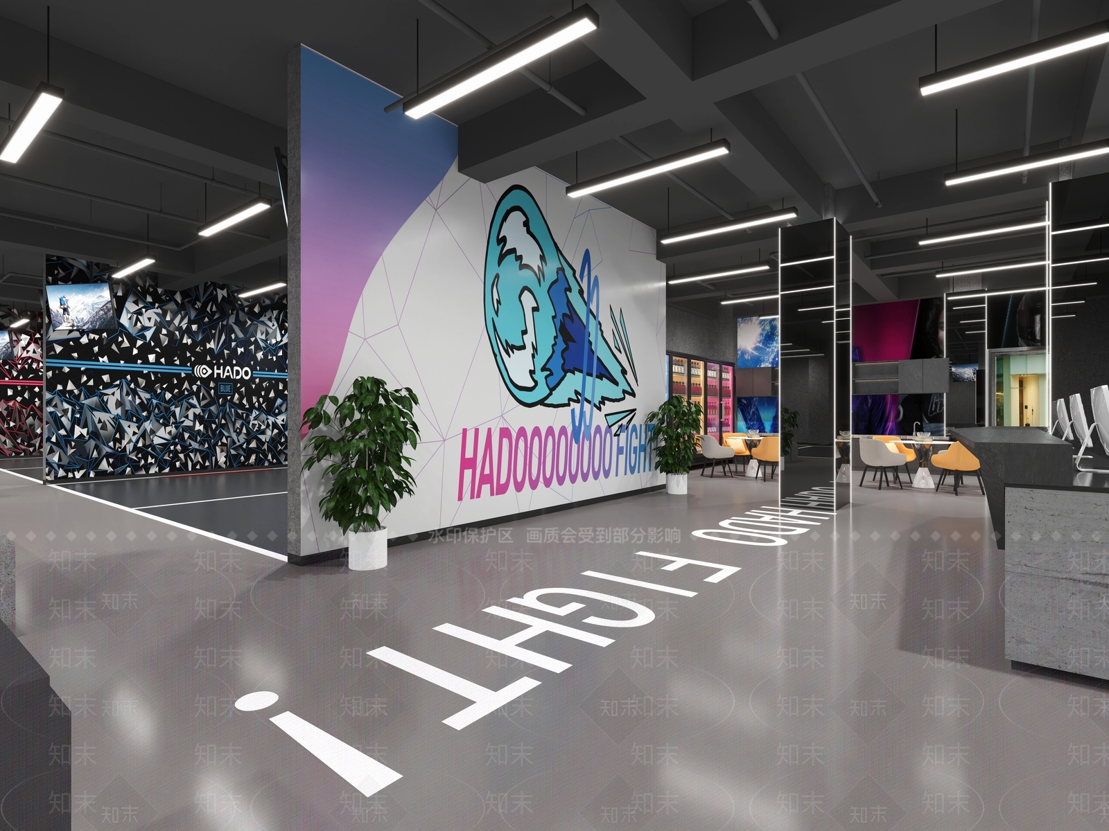 现代体能运动馆3D模型下载【ID:1133918435】