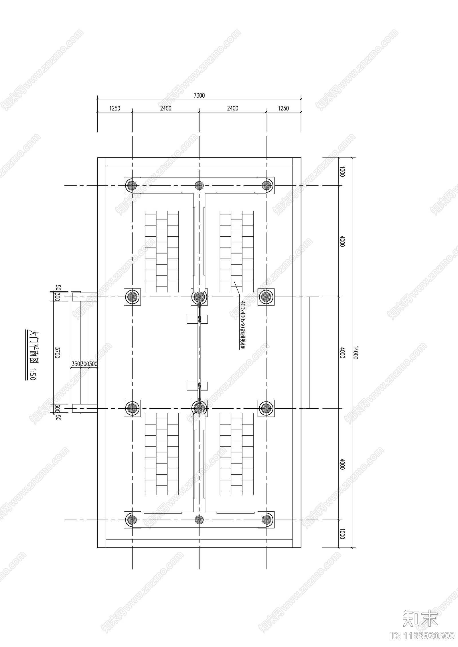 单体古建筑施工图下载【ID:1133920500】