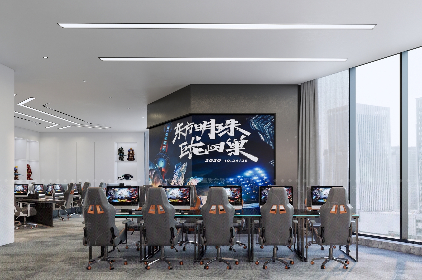 现代网咖SU模型下载【ID:1133930386】