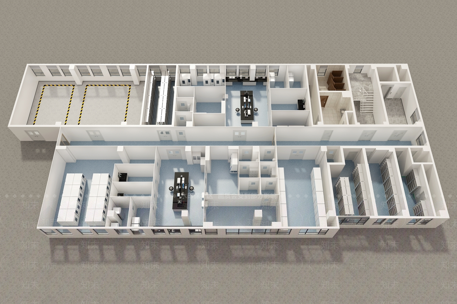 现代实验室3D模型下载【ID:1133934438】_知末3d模型网