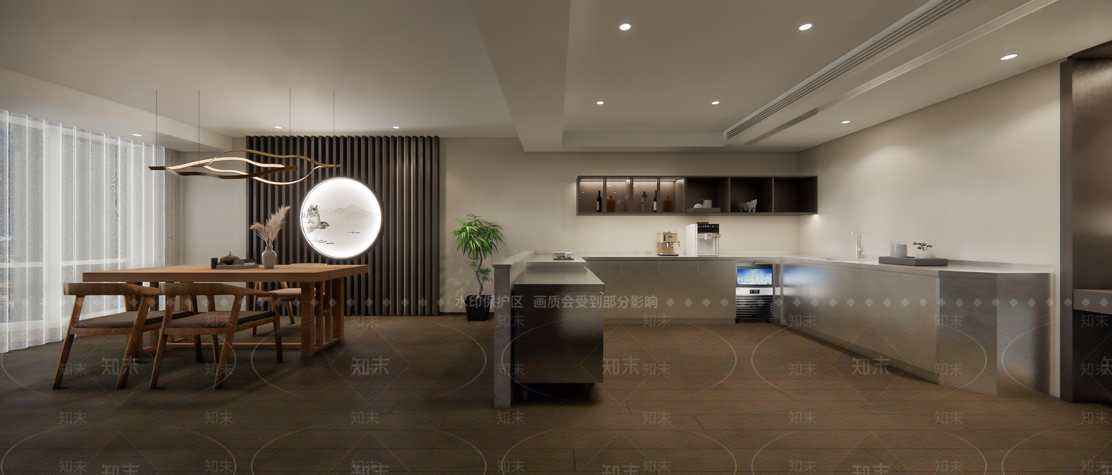 现代棋牌室SU模型下载【ID:1133938708】