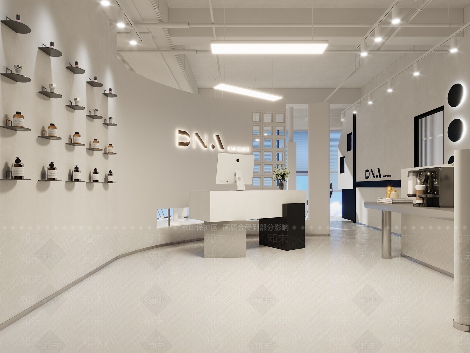 现代理发店3D模型下载【ID:1133958102】