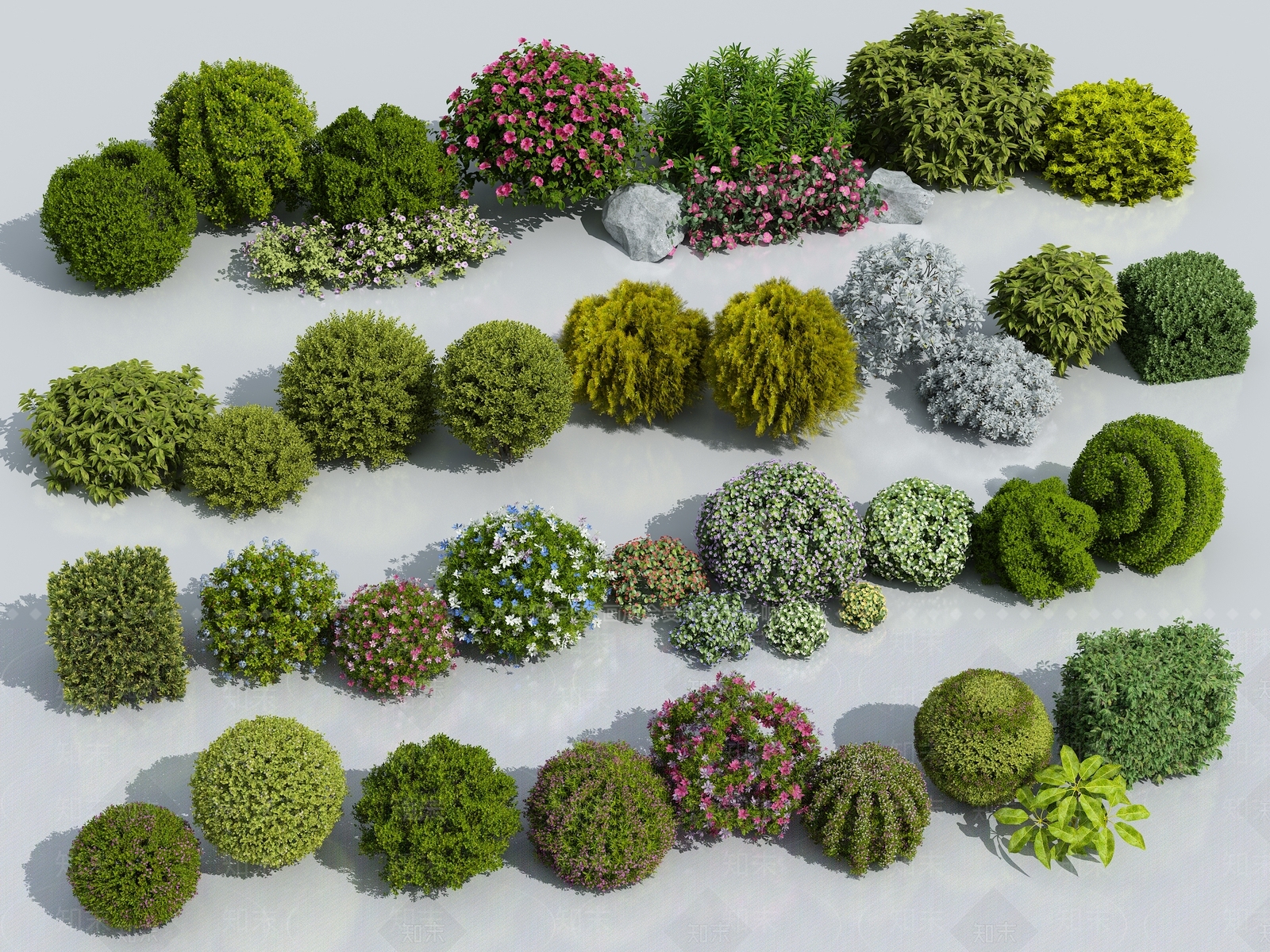 灌木球3D模型下载【ID:1133959595】
