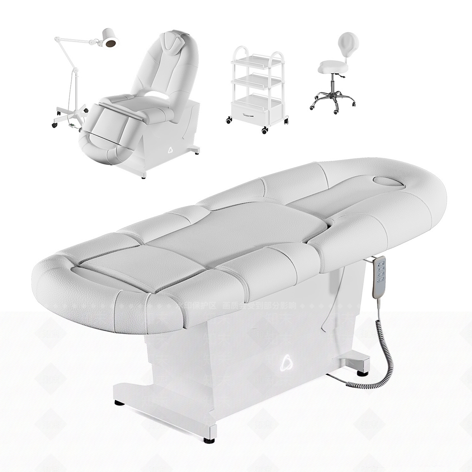 现代按摩椅3D模型下载【ID:1133960451】