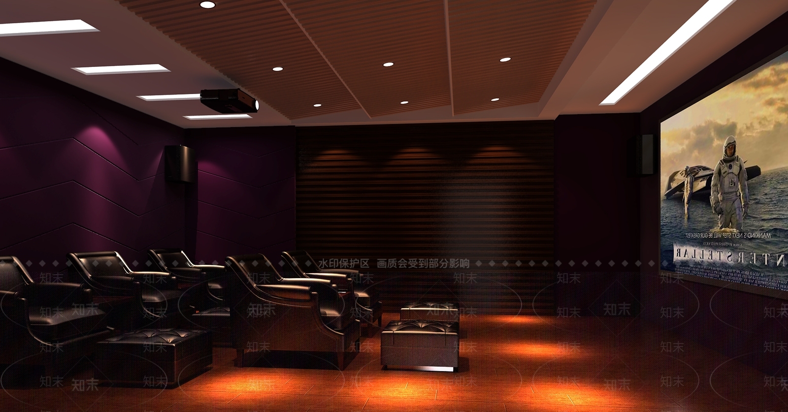 现代家居影音室3D模型下载【ID:1133961998】