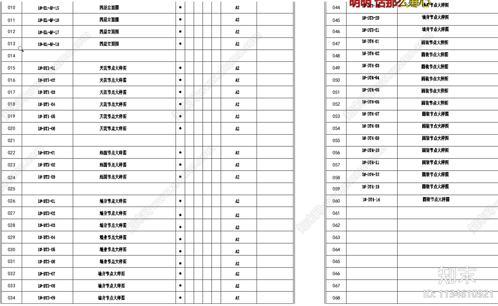 某县区中医院门诊楼装饰cad施工图下载【ID:1134610921】