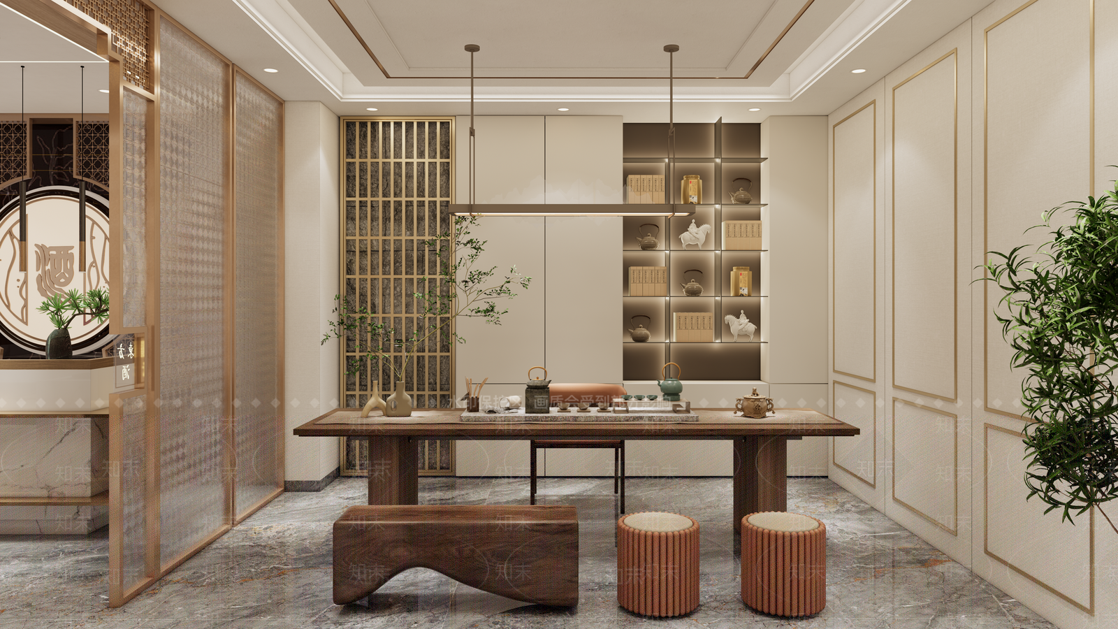 现代烟酒店SU模型下载【ID:1133990447】