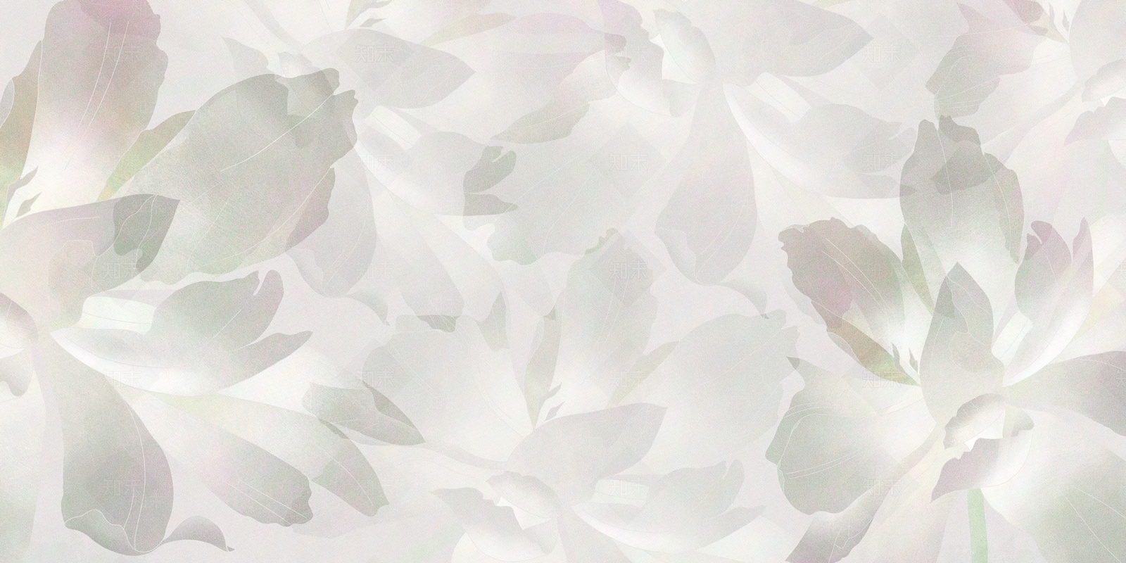 新中式牡丹花印花壁纸贴图下载【ID:1133996168】