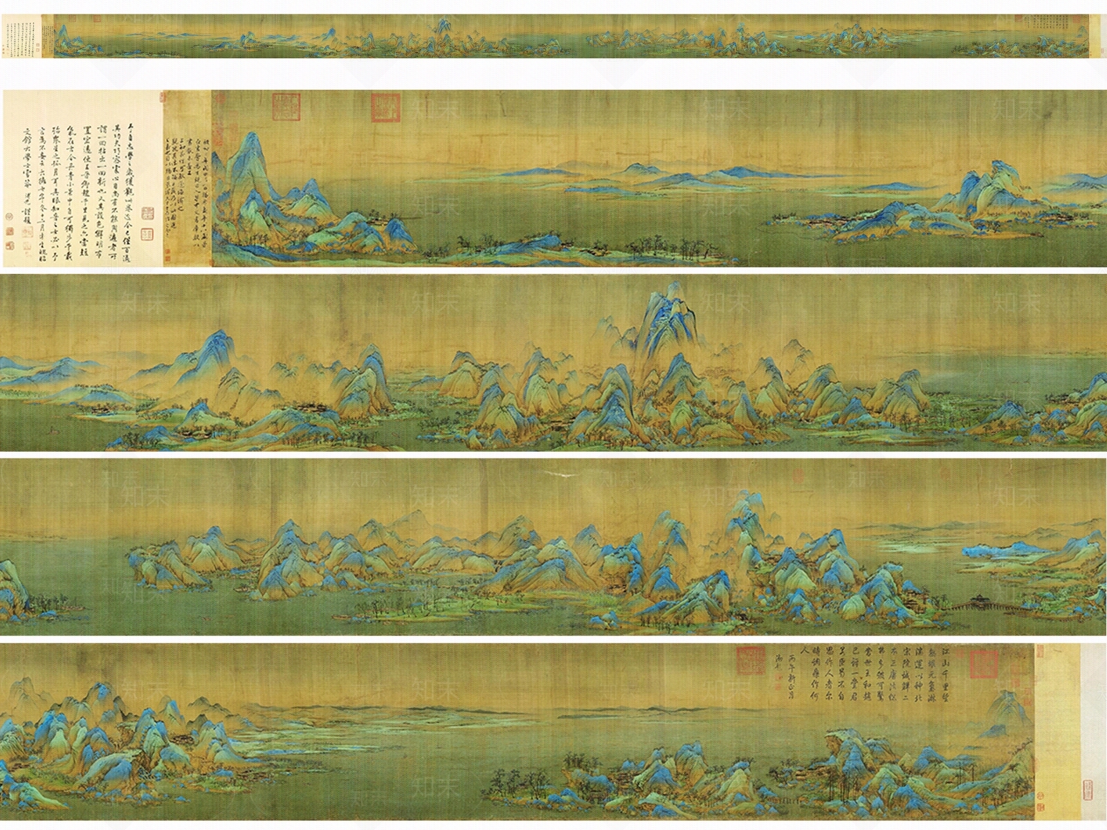 千里江山全图贴图下载【ID:1134007765】