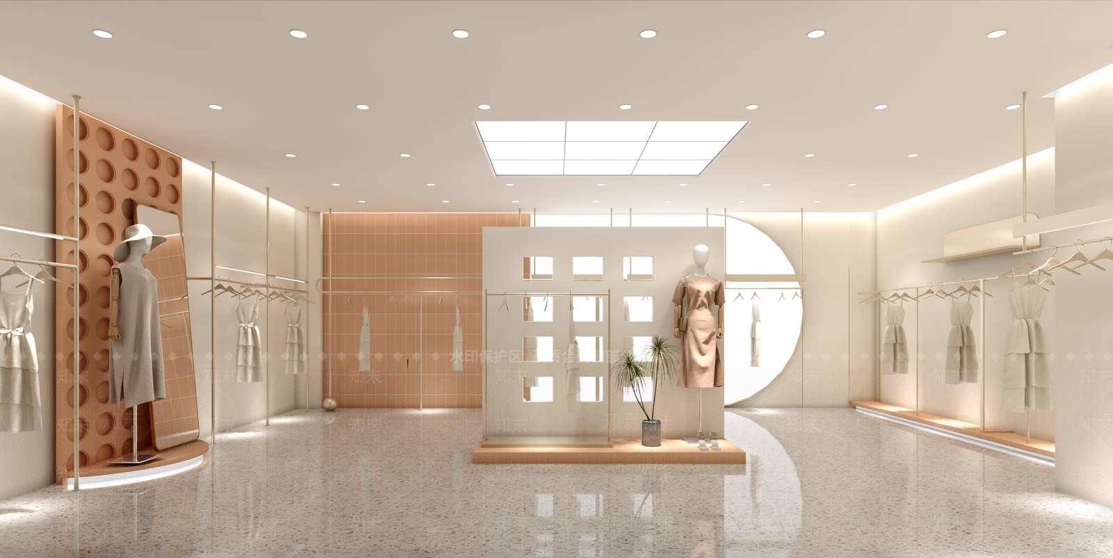 现代服装店3D模型下载【ID:1134012991】