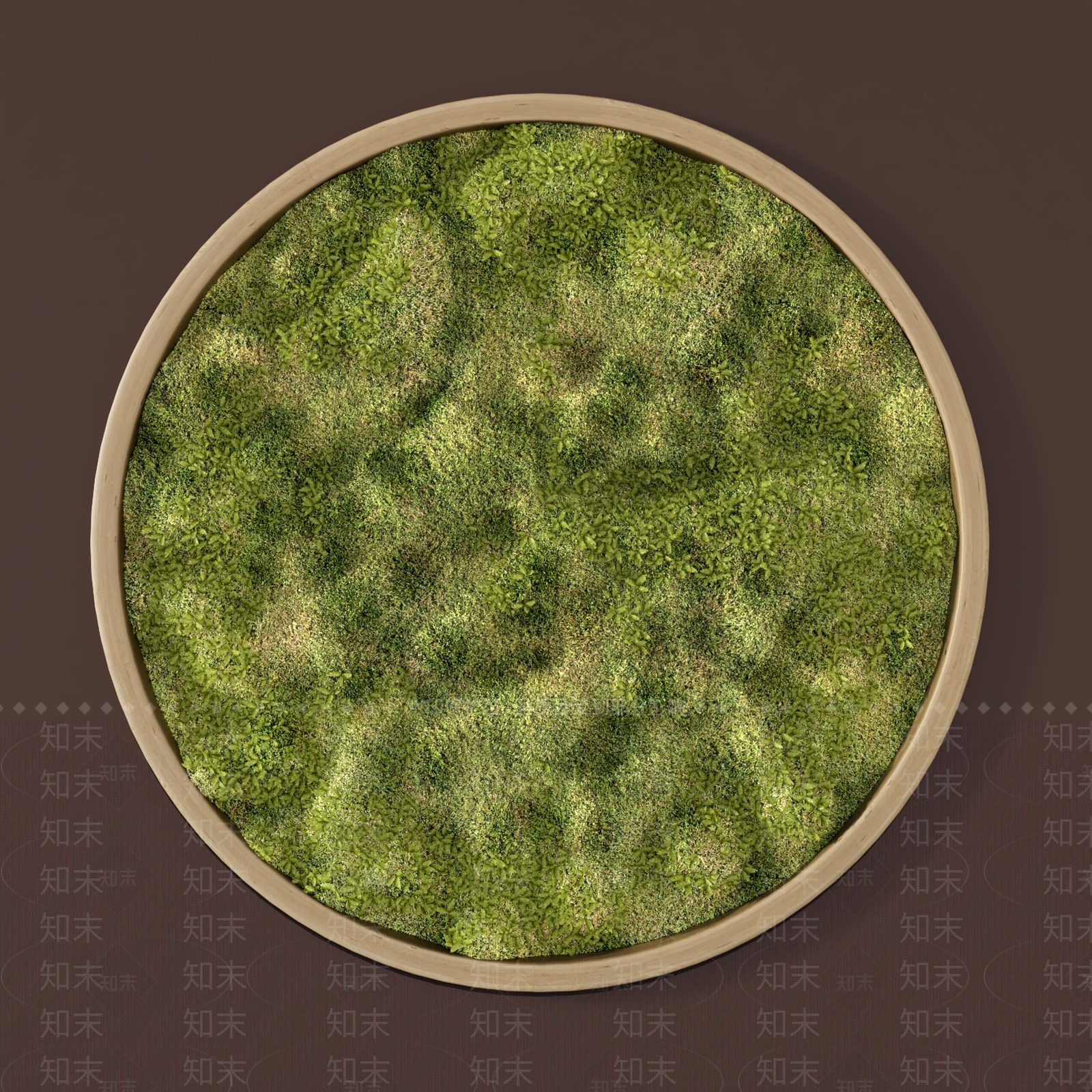 植物背景墙SU模型下载【ID:1134023393】