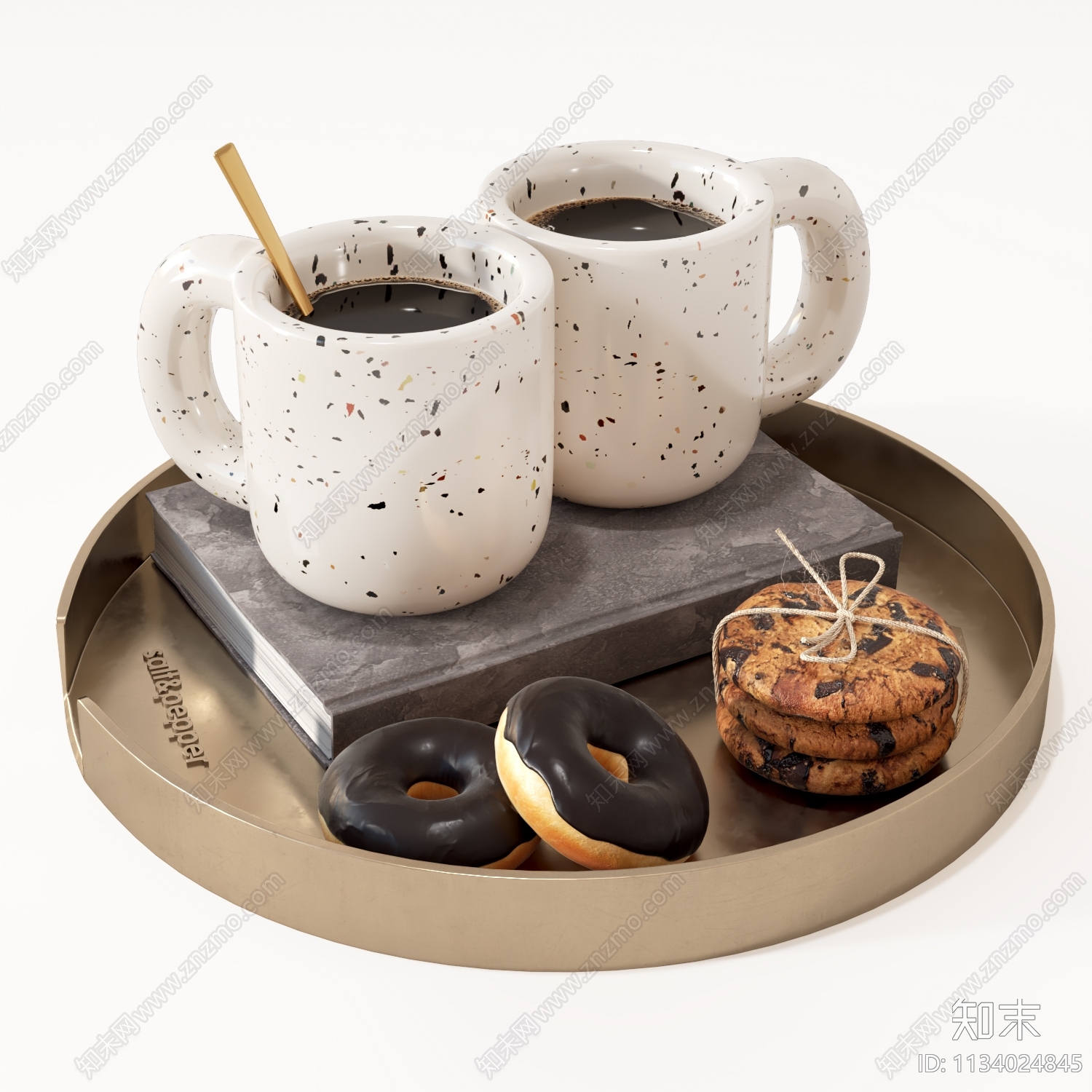 咖啡杯摆件SU模型下载【ID:1134024845】