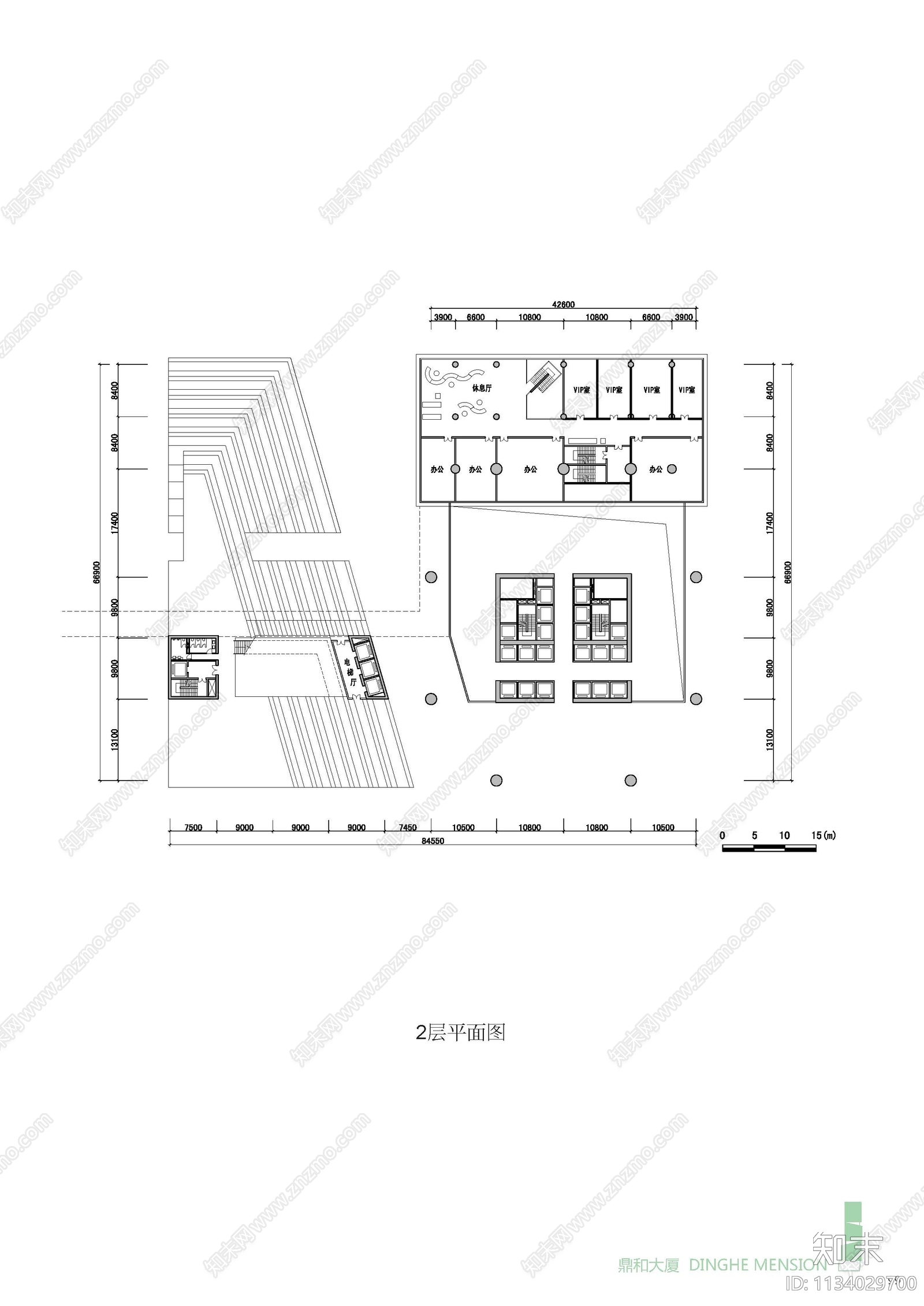 深圳鼎和大厦建筑效果图cad施工图下载【ID:1134029700】