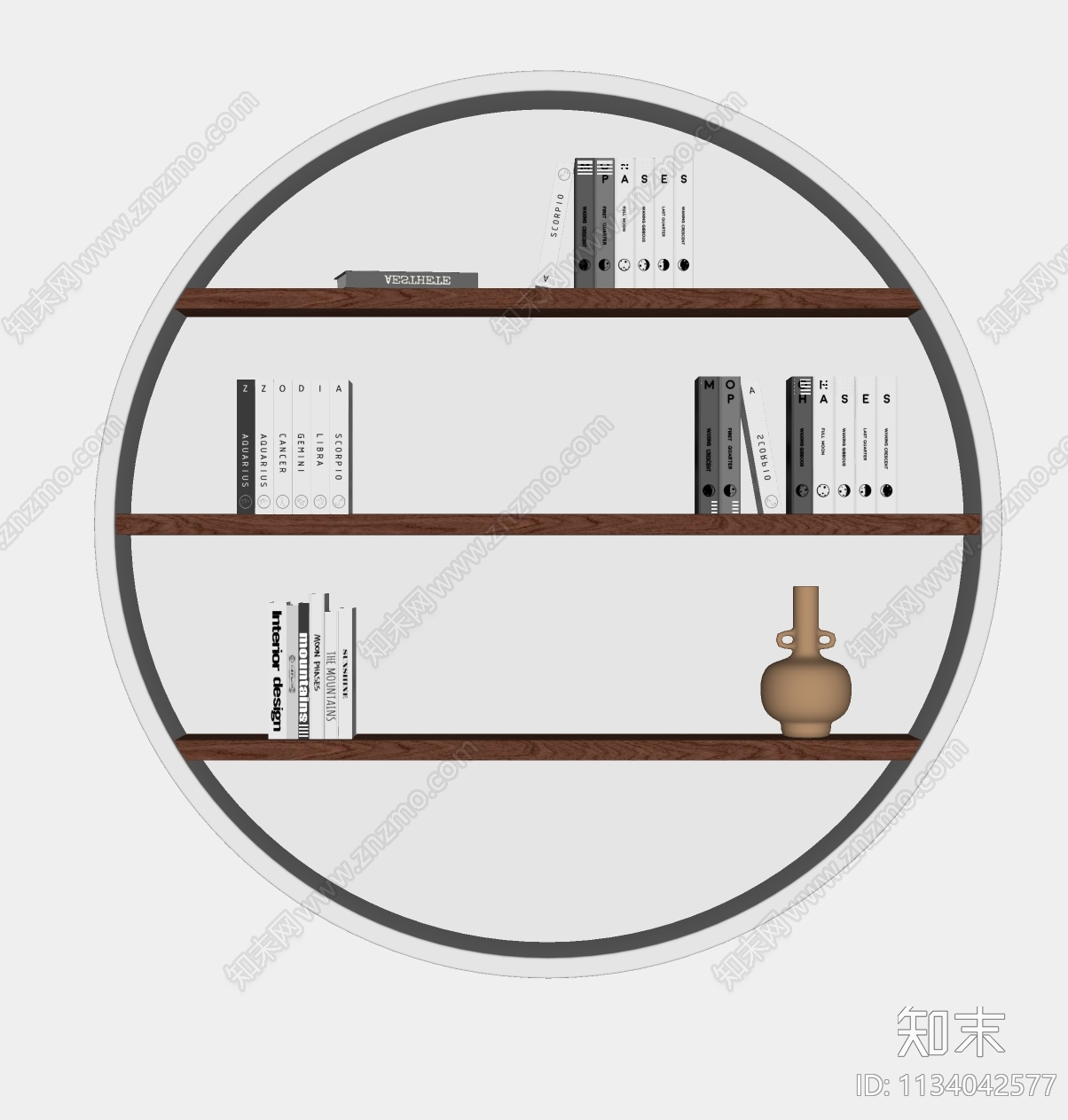 现代书架SU模型下载【ID:1134042577】