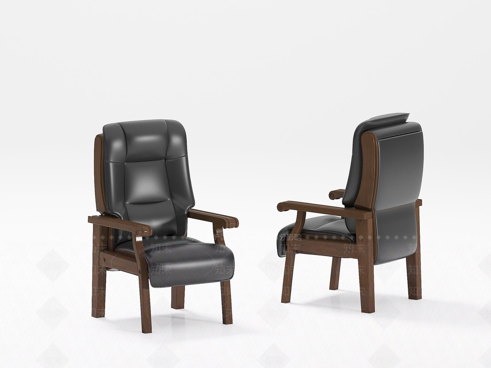 现代办公椅3D模型下载【ID:1134048798】