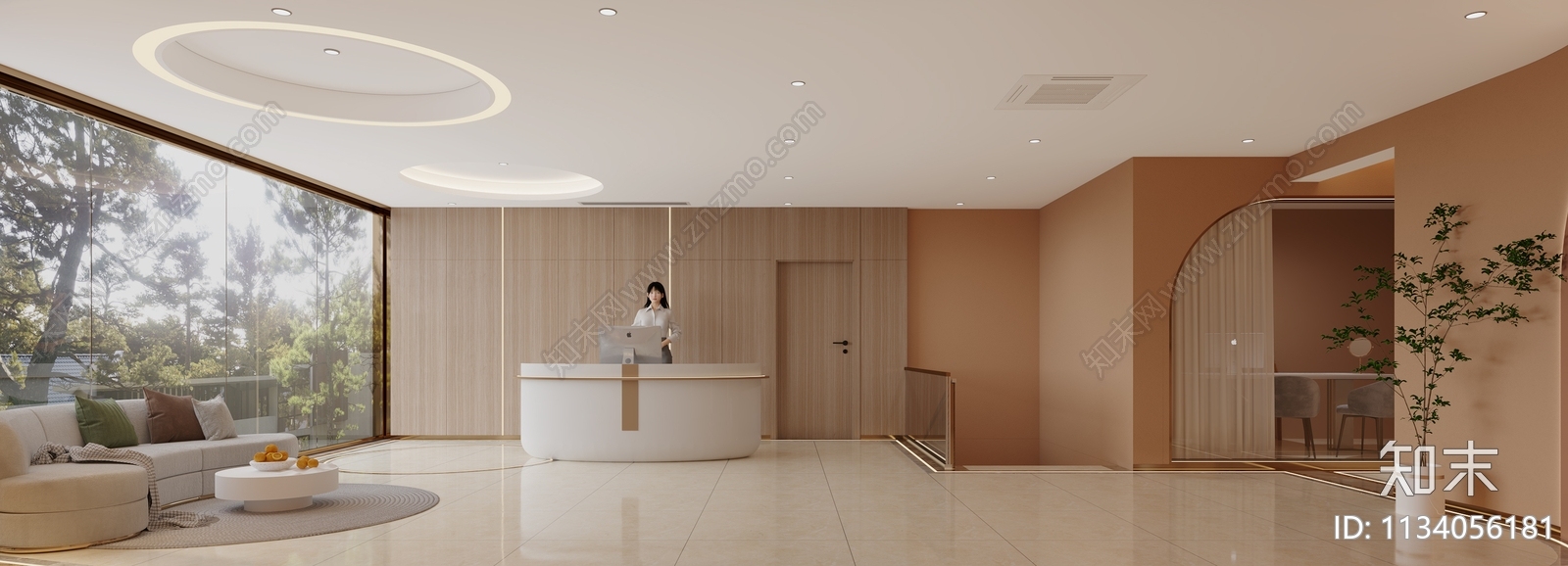 现代美容SPA店3D模型下载【ID:1134056181】