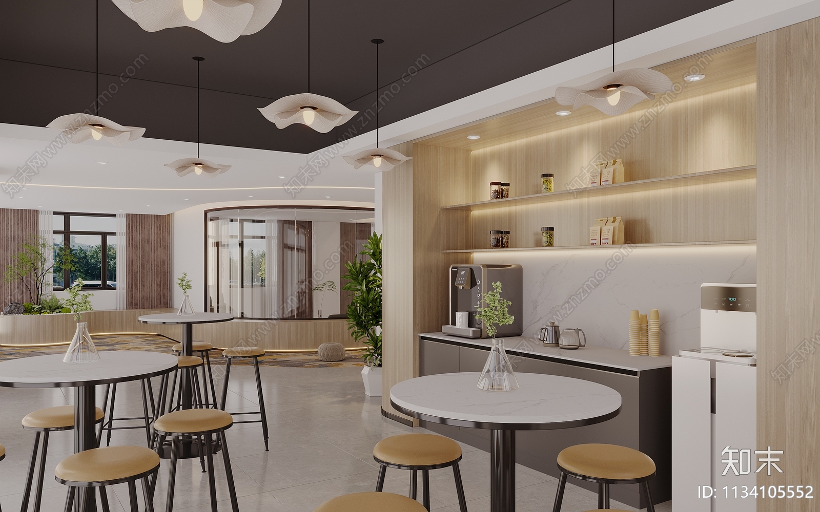 现代书店3D模型下载【ID:1134105552】