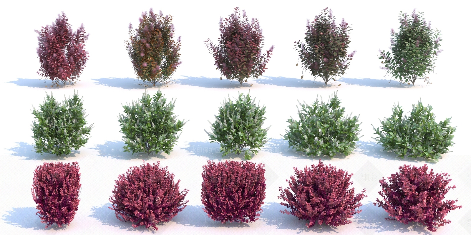 花草组合3D模型下载【ID:1134107622】