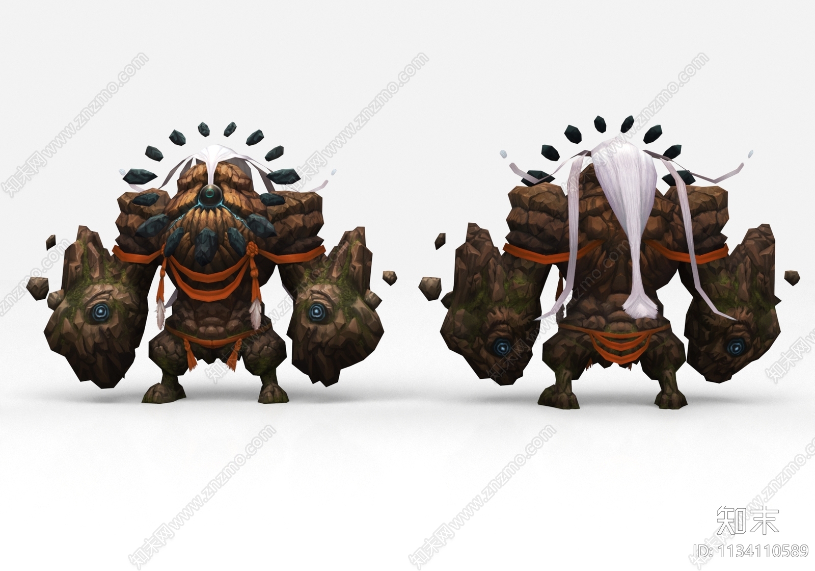 石头怪3D模型下载【ID:1134110589】