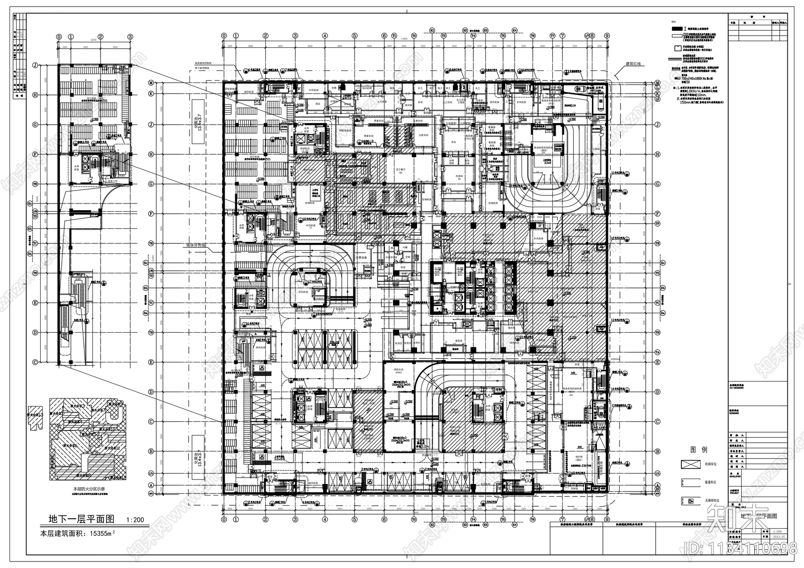 44层金融大厦商业综合体建筑cad施工图下载【ID:1134110698】