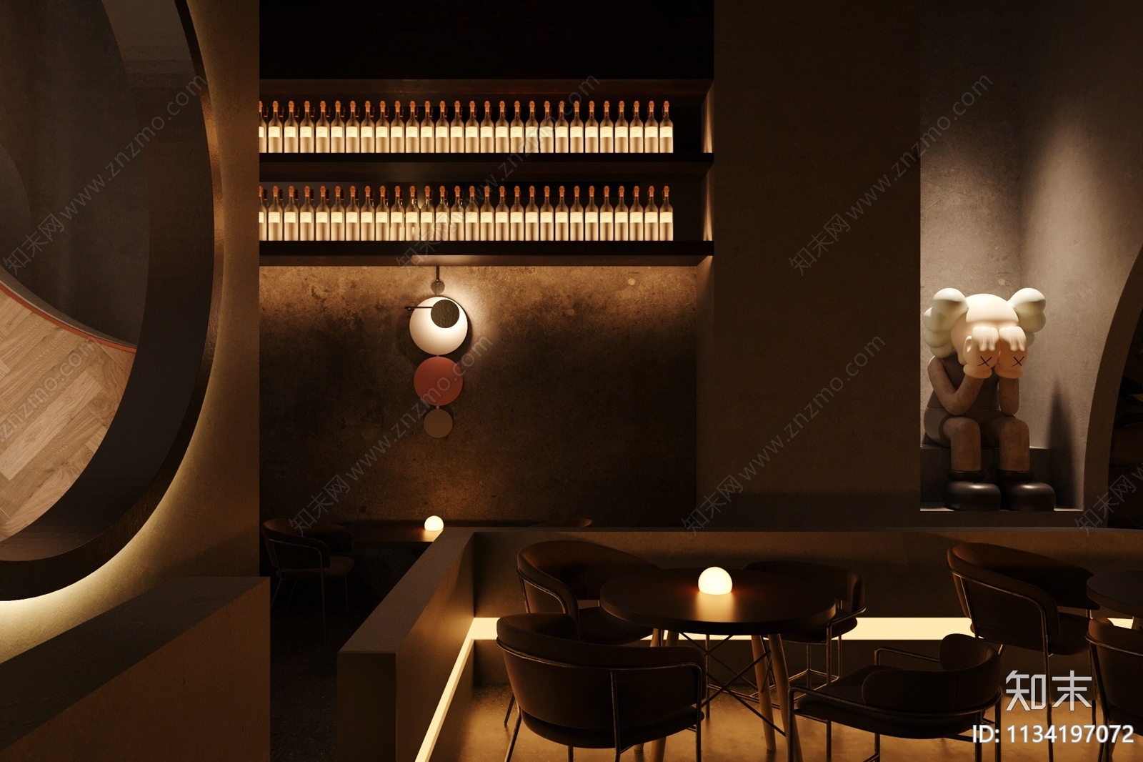 侘寂酒吧SU模型下载【ID:1134197072】