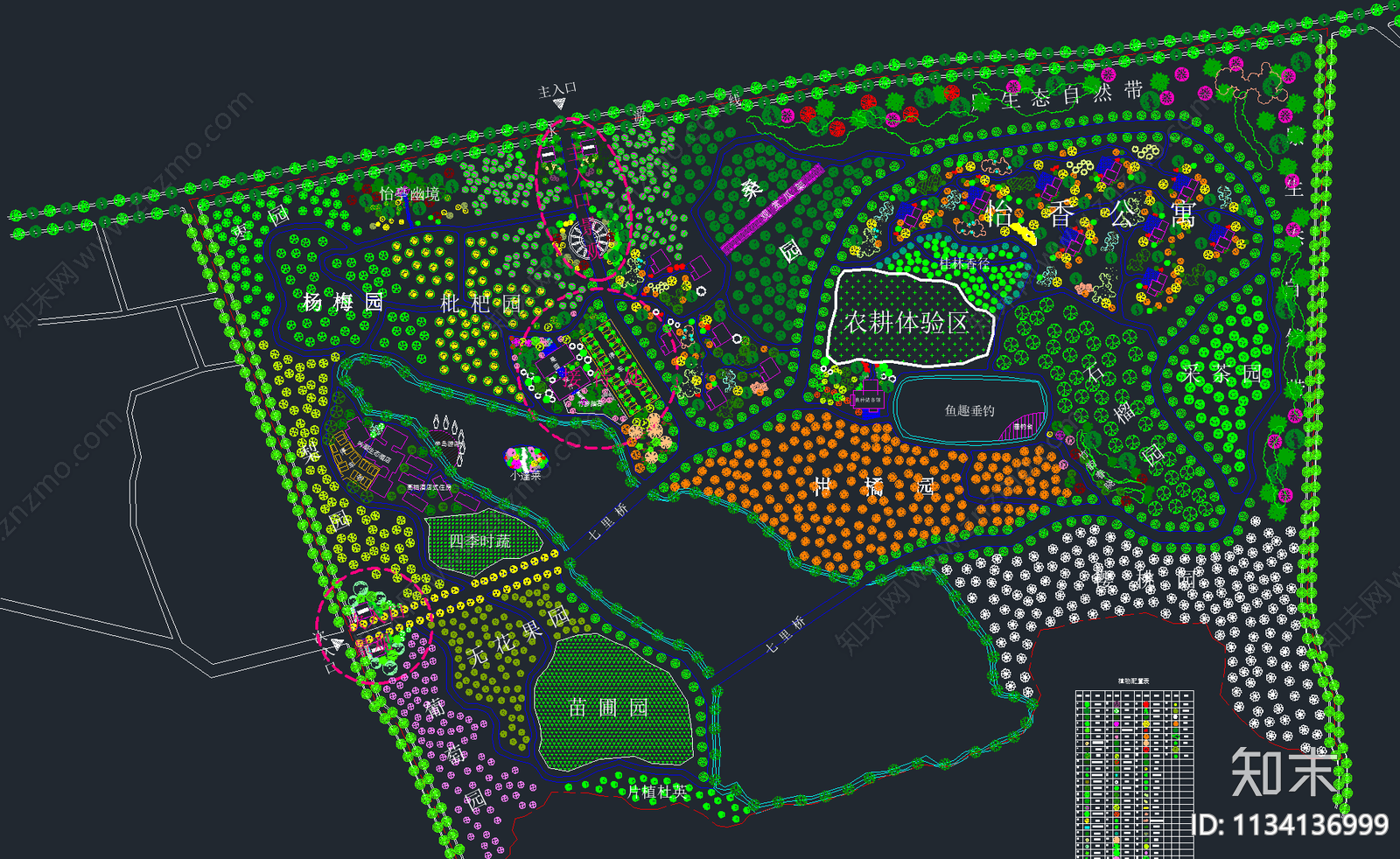 32套旅游度假村农业景观平面图施工图下载【ID:1134136999】
