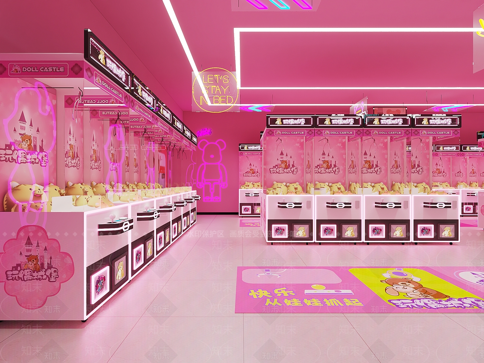 现代玩具礼品店3D模型下载【ID:1134138118】