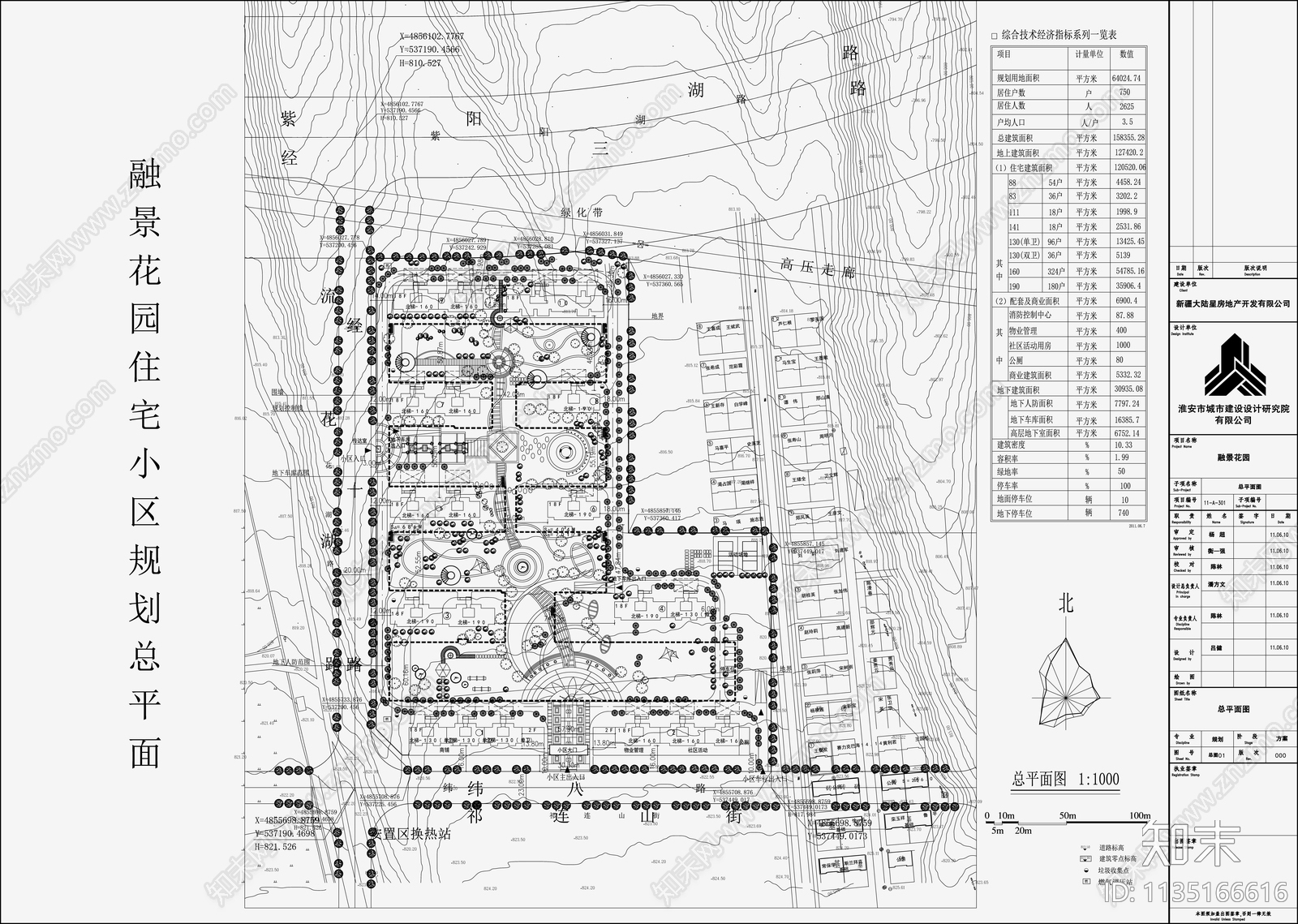 小区规划施工图下载【ID:1135166616】