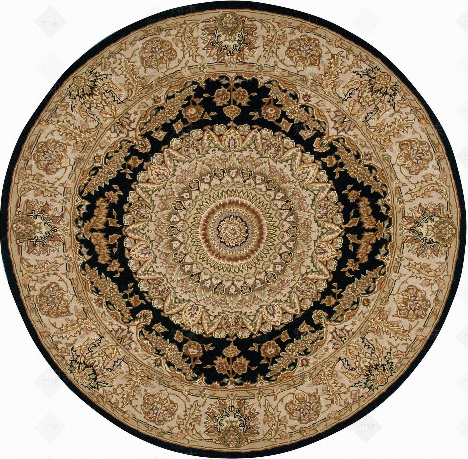 欧式圆毯贴图下载【ID:1134155910】