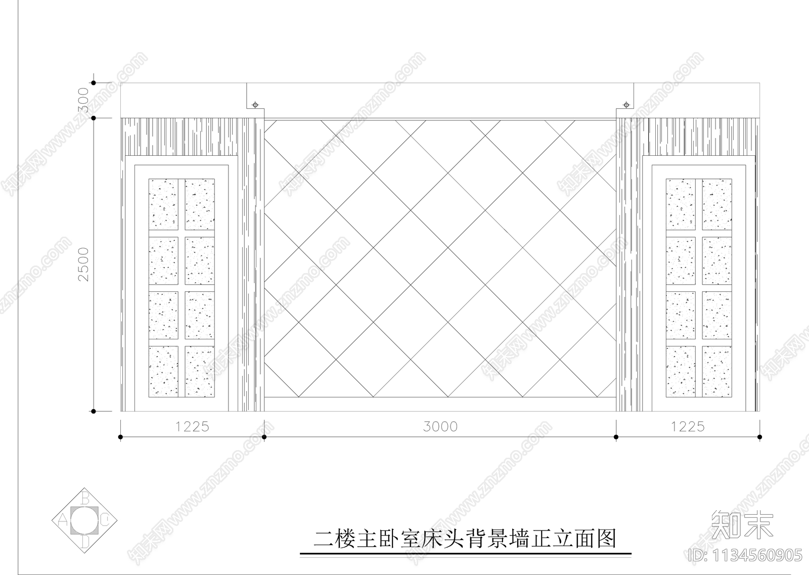 欧式豪华别墅装修cad施工图下载【ID:1134560905】