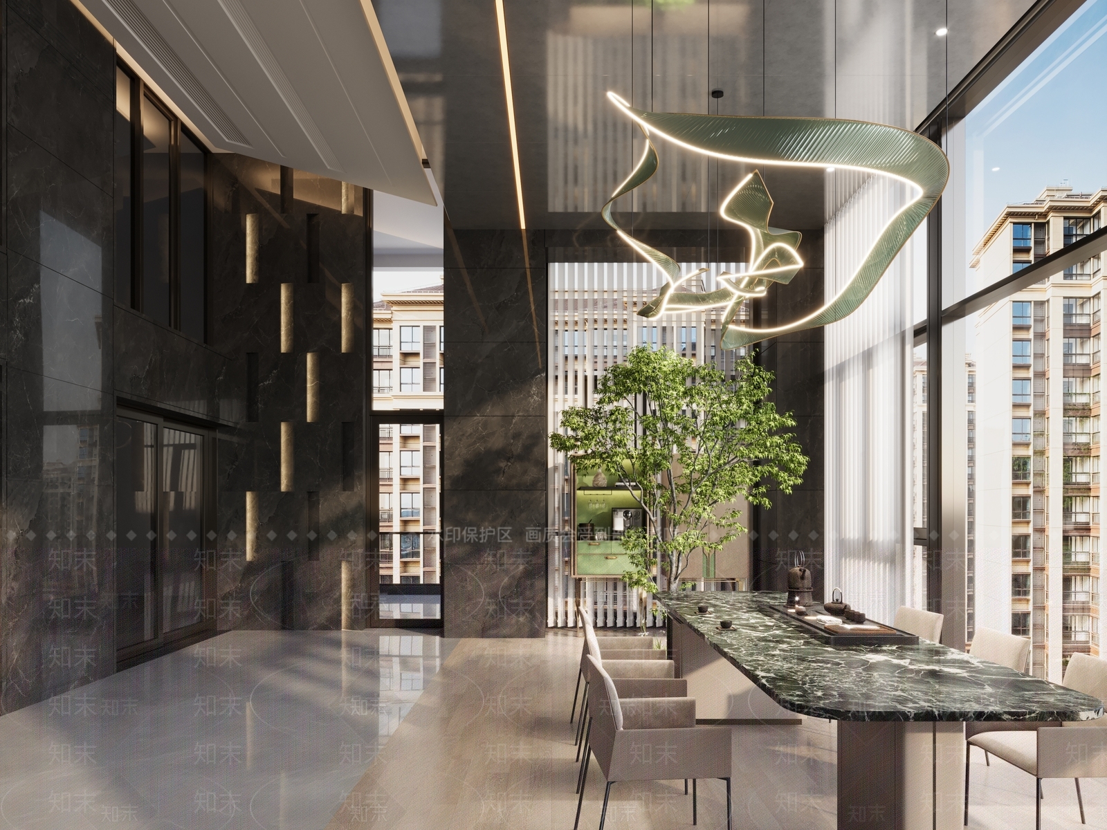 现代家居阳台3D模型下载【ID:1134180124】