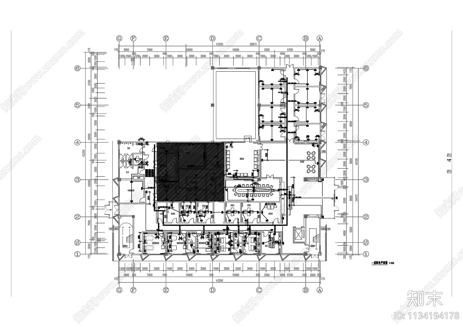 某干细胞医院cad施工图下载【ID:1134194178】