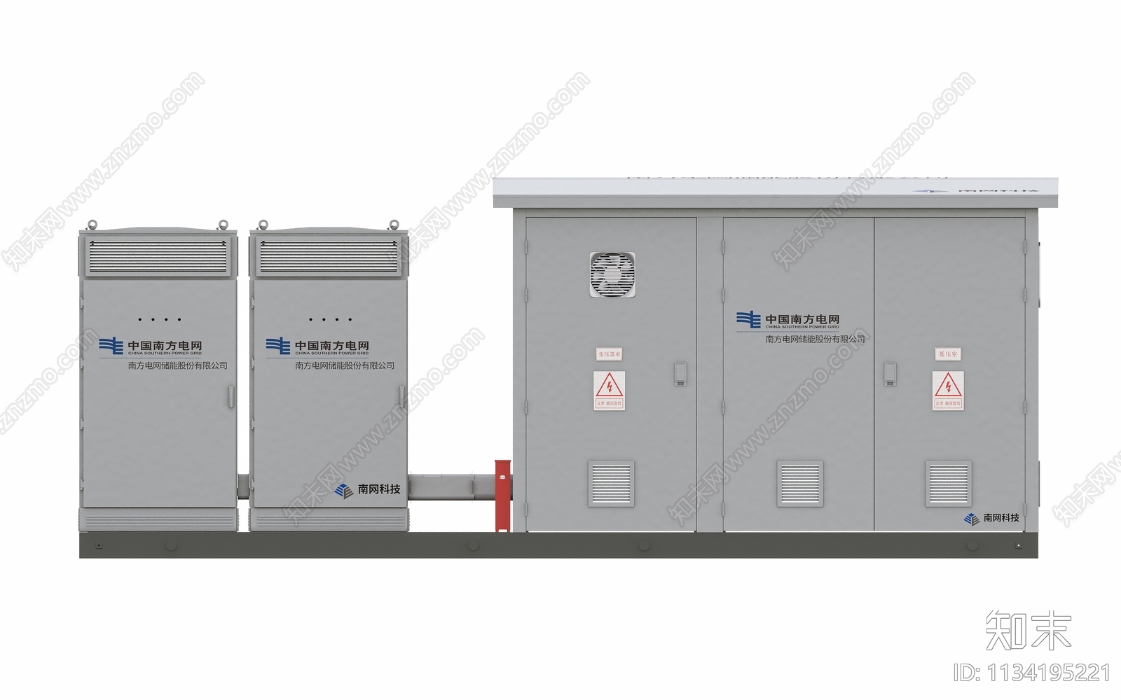 变电站3D模型下载【ID:1134195221】
