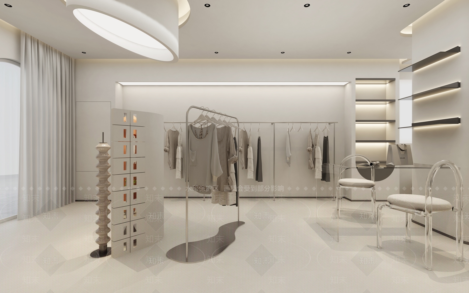 现代女装店3D模型下载【ID:1134221159】