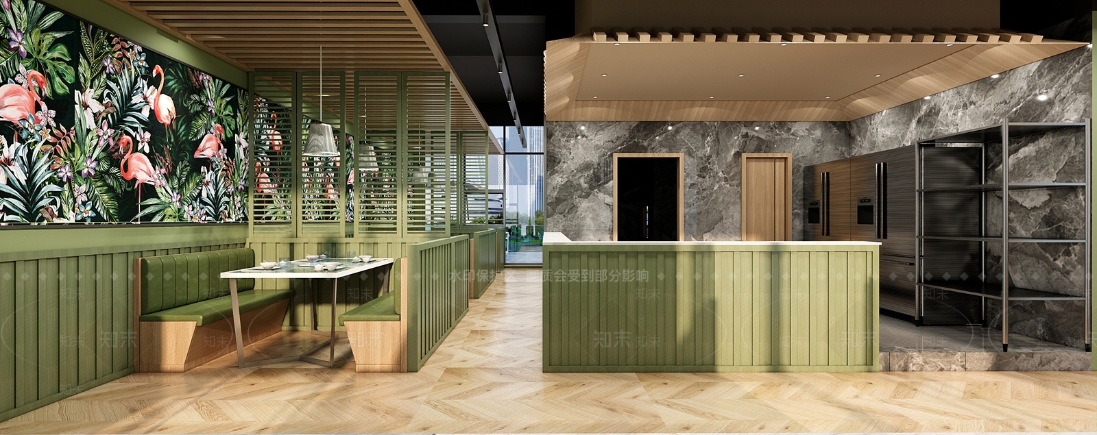 东南亚自助餐厅SU模型下载【ID:1134221938】
