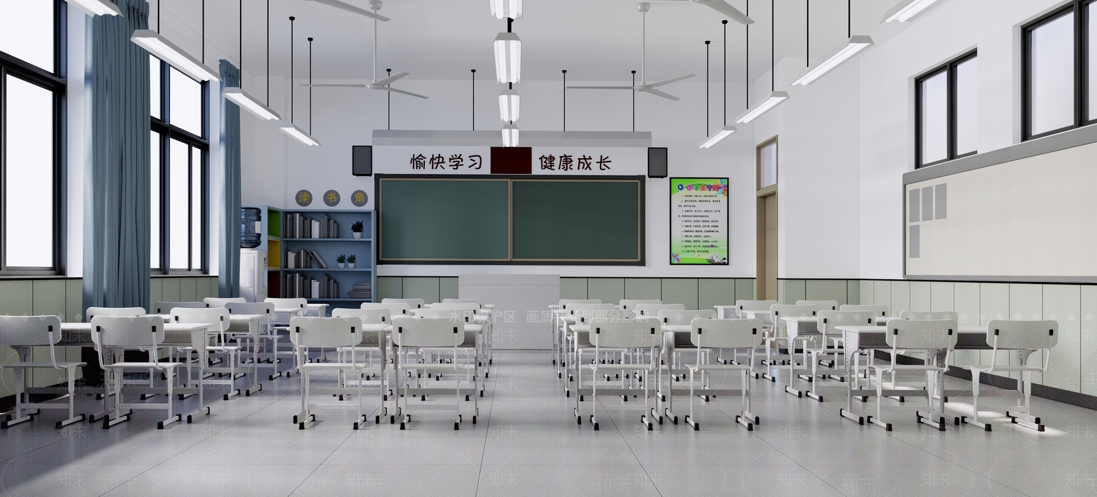 现代学校SU模型下载【ID:1134252486】