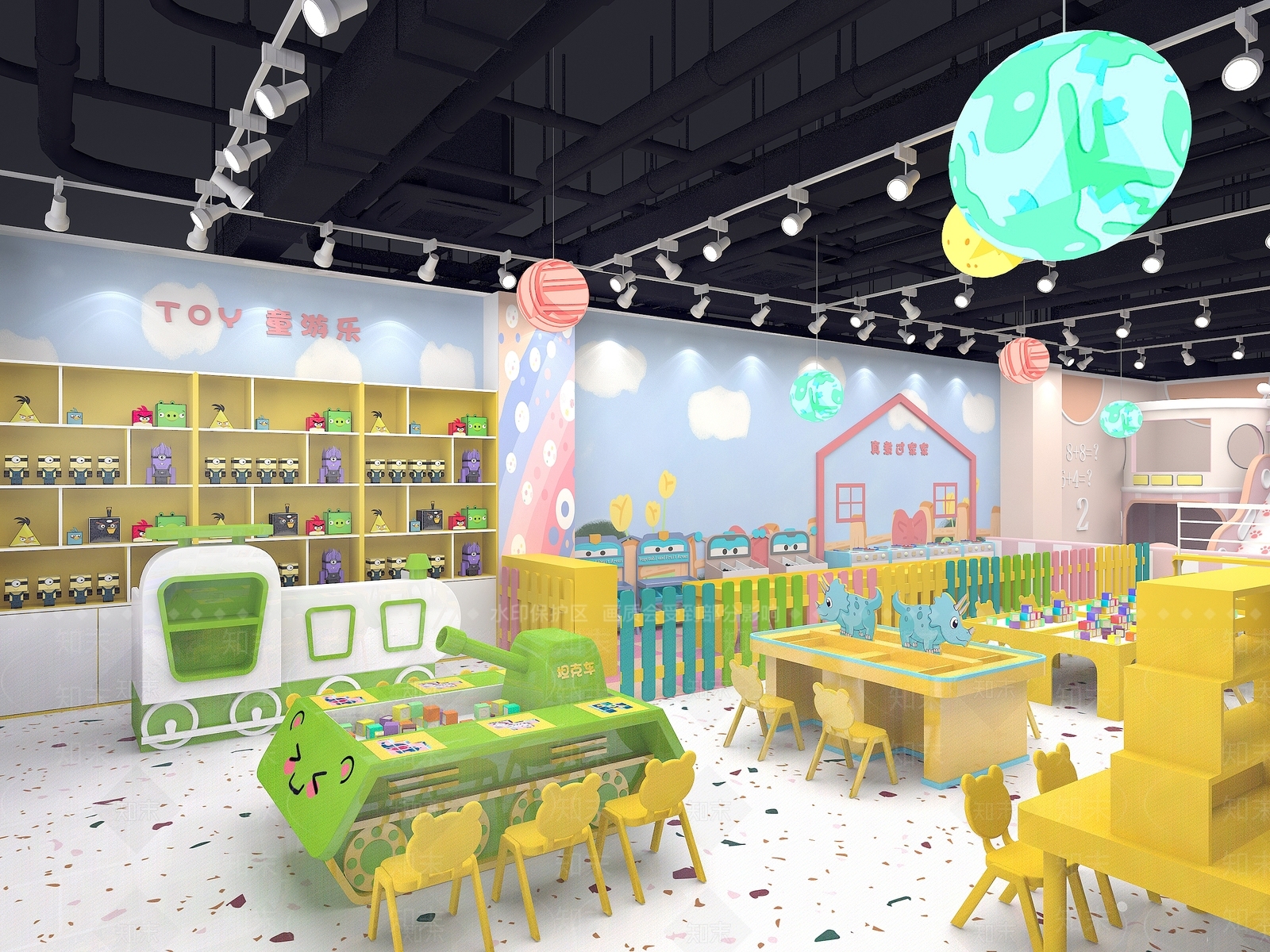 现代玩具礼品店3D模型下载【ID:1134259765】