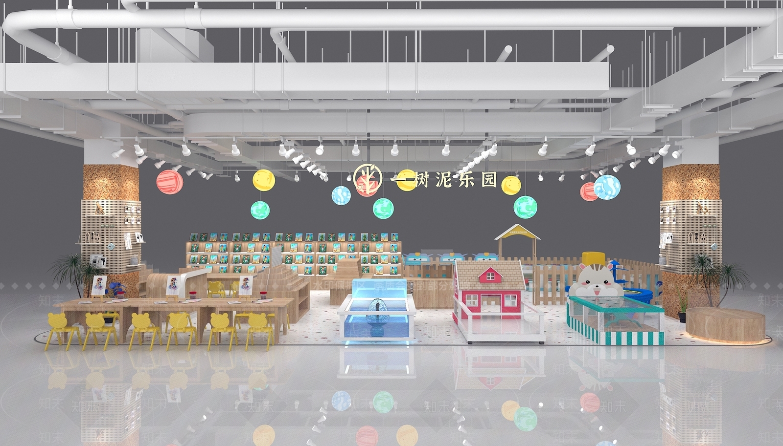现代玩具礼品店3D模型下载【ID:1134260064】