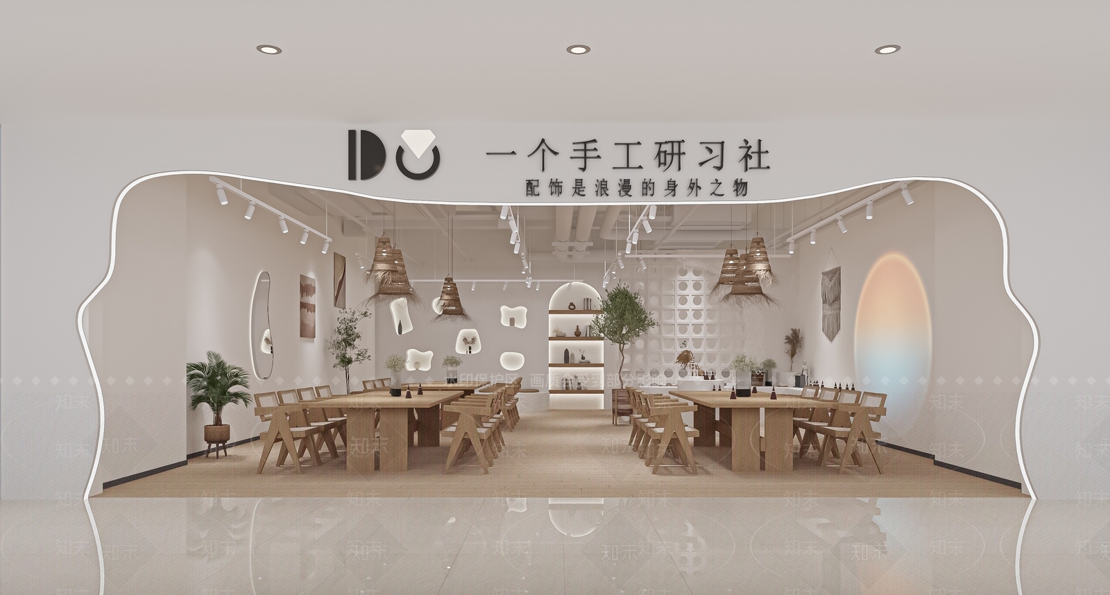 现代手工店3D模型下载【ID:1134262931】