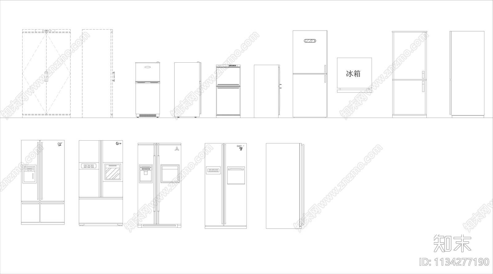 厨房电器施工图下载【ID:1134277190】