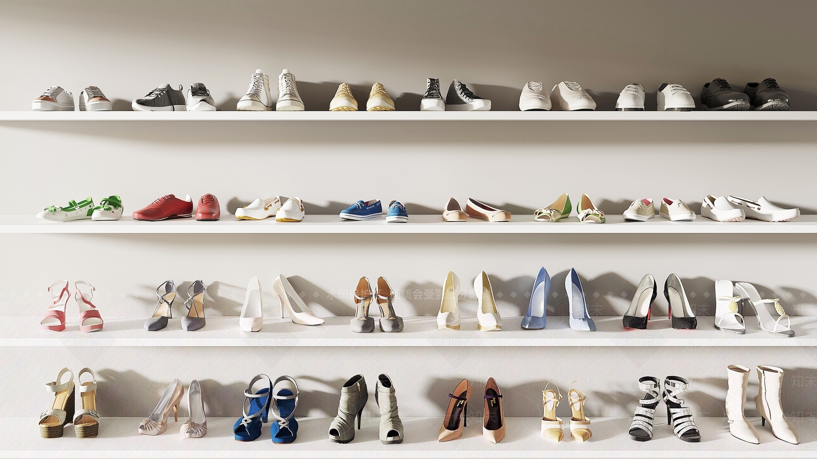 鞋子3D模型下载【ID:1134277549】