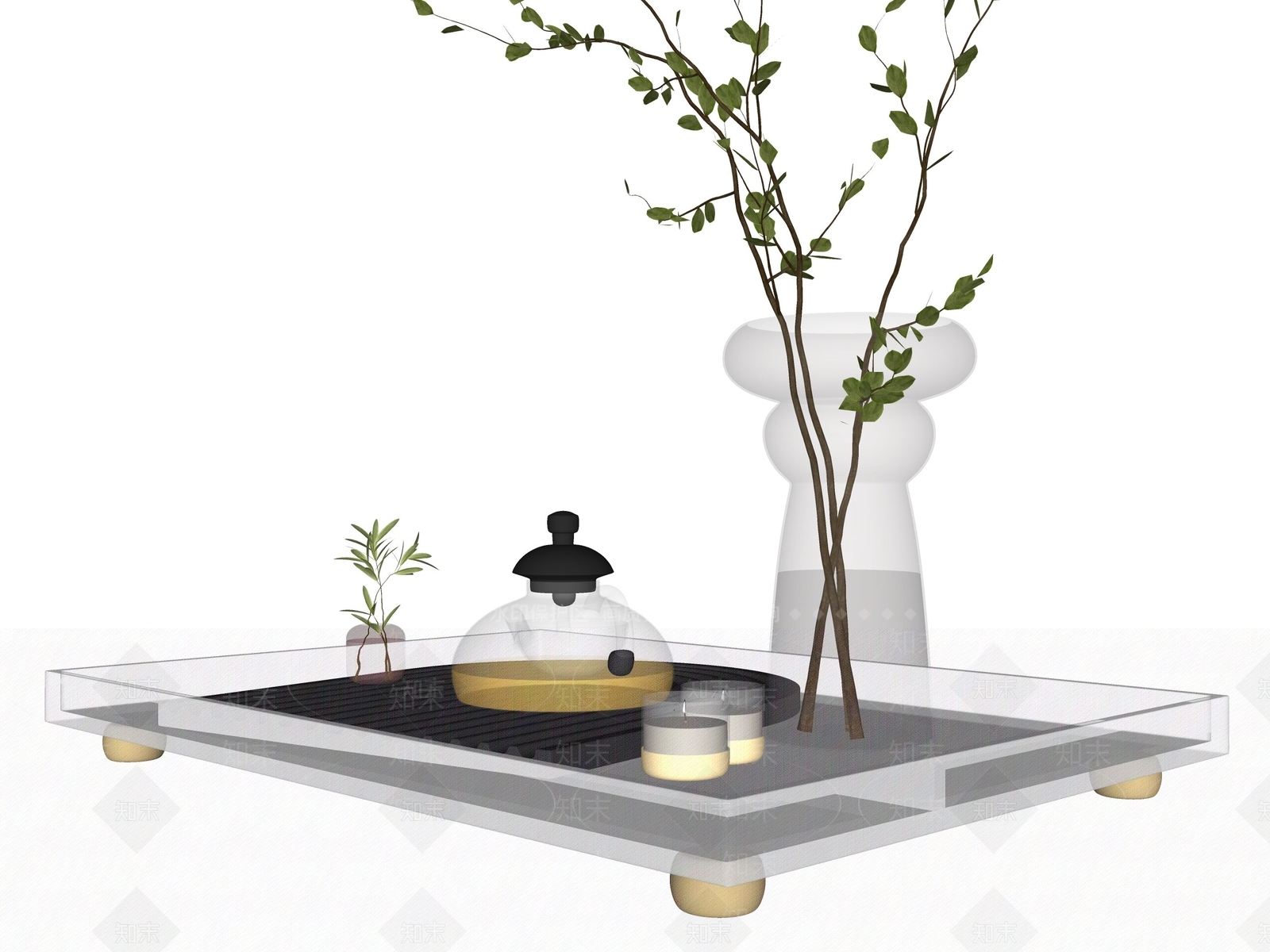 茶具SU模型下载【ID:1134314100】