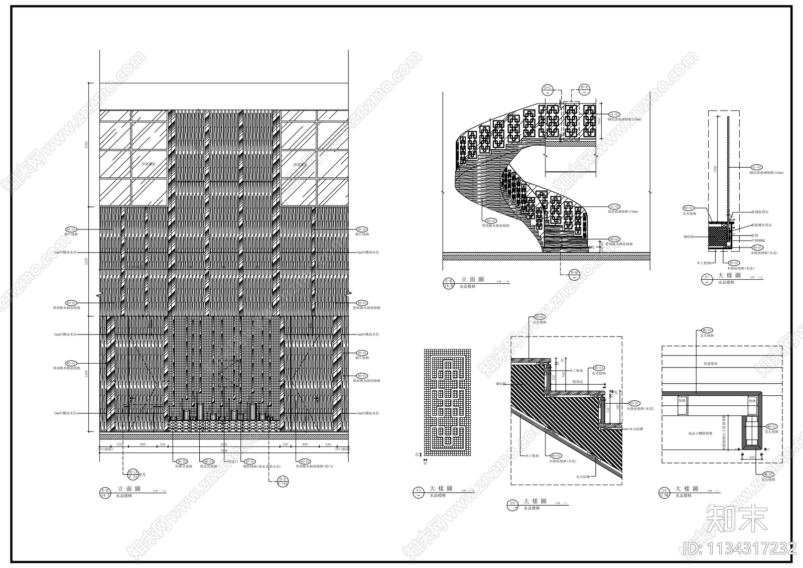 超豪华会所建筑效果图cad施工图下载【ID:1134317232】