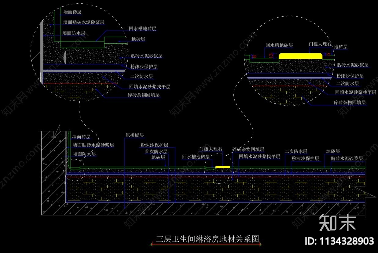 别墅cad施工图下载【ID:1134328903】