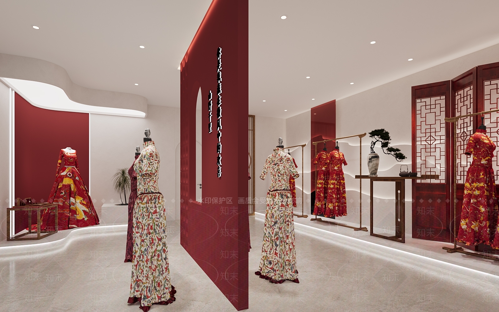 新中式婚纱摄影秀禾3D模型下载【ID:1134329842】