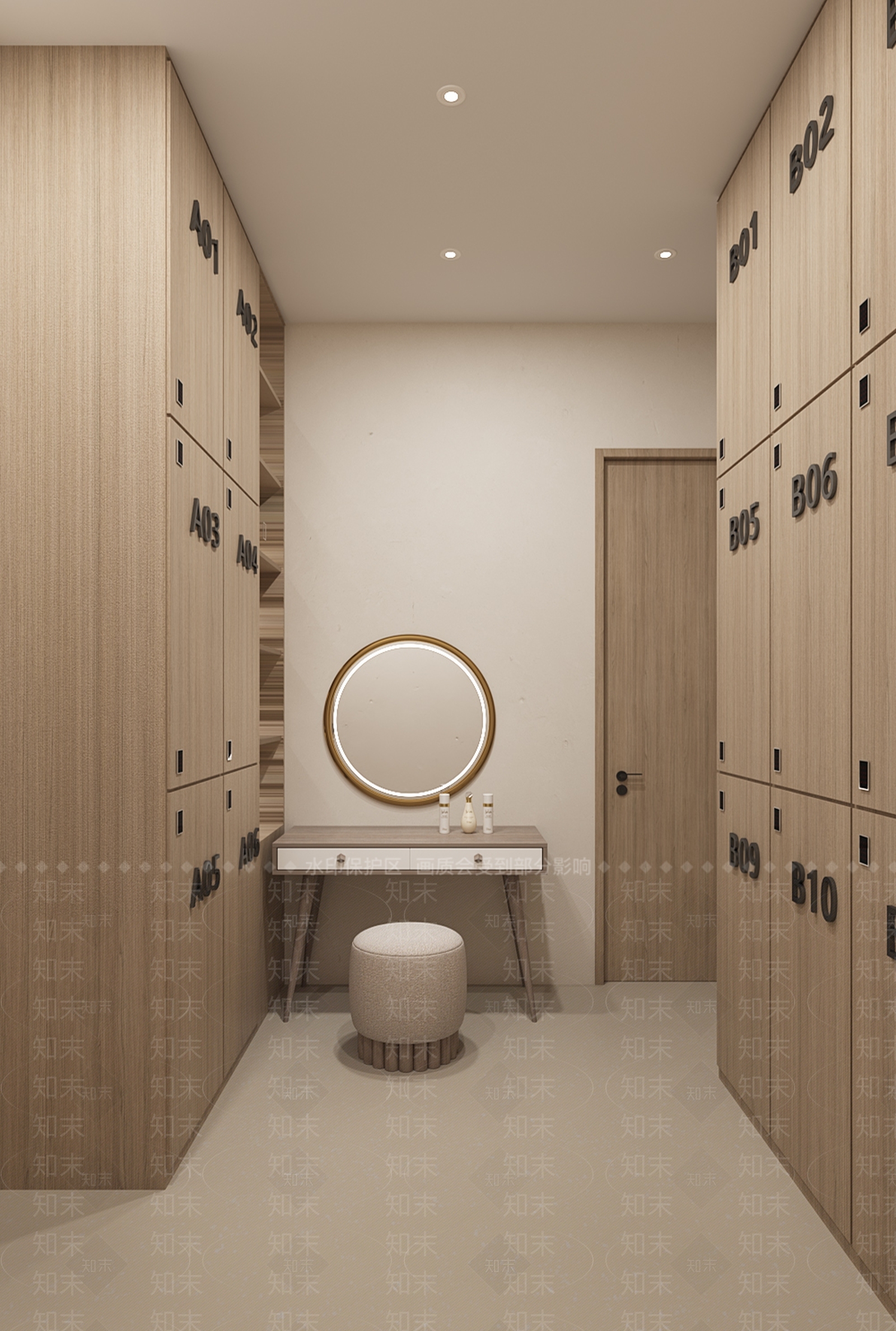 现代瑜伽室3D模型下载【ID:1134330697】